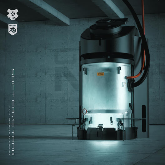 3D Model & Texture - CRYO TANK